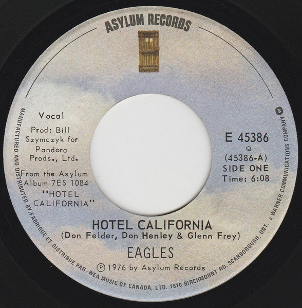 Eagles - Hotel California  - 1976