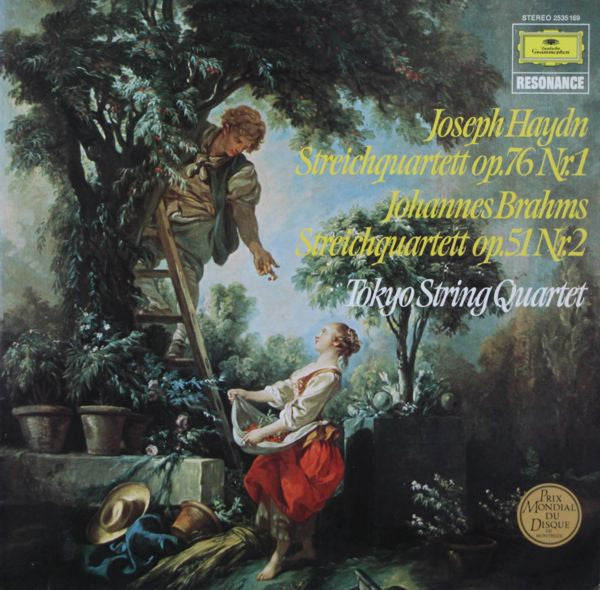 Joseph Haydn, Johannes Brahms, Tokyo String Quartet - Streichquartett Op. 76 Nr. 1 / Streichquartett Op. 51 Nr. 2 - 1975