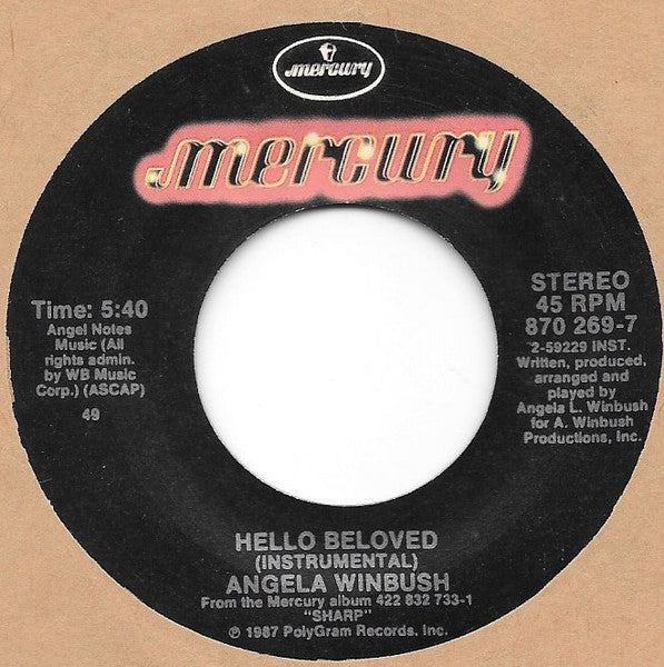 Angela Winbush - Hello Beloved - 1988