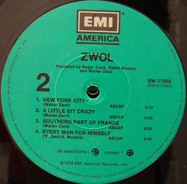 Zwol - Zwol Vinyl Record