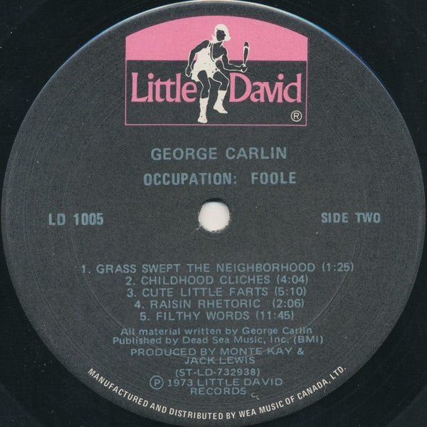 George Carlin - Occupation: Foole - 1973