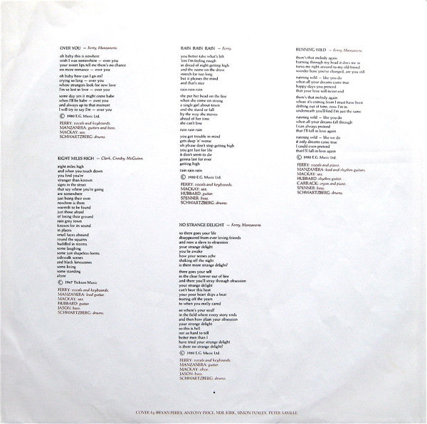 Roxy Music - Flesh + Blood - 1980