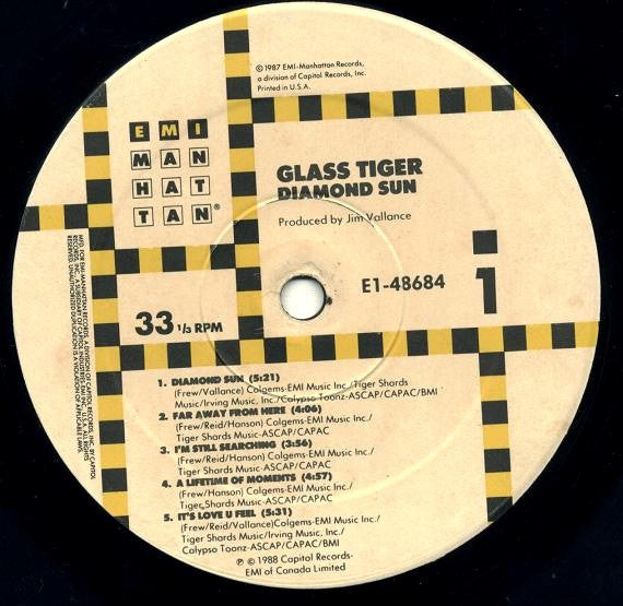Glass Tiger - Diamond Sun - 1988