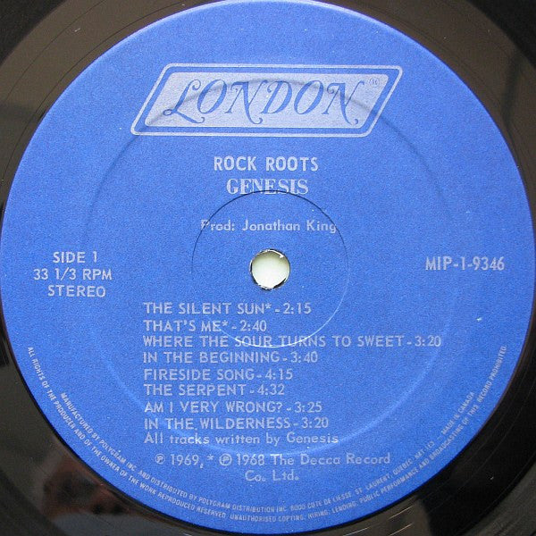 Genesis - Rock Roots - 1981
