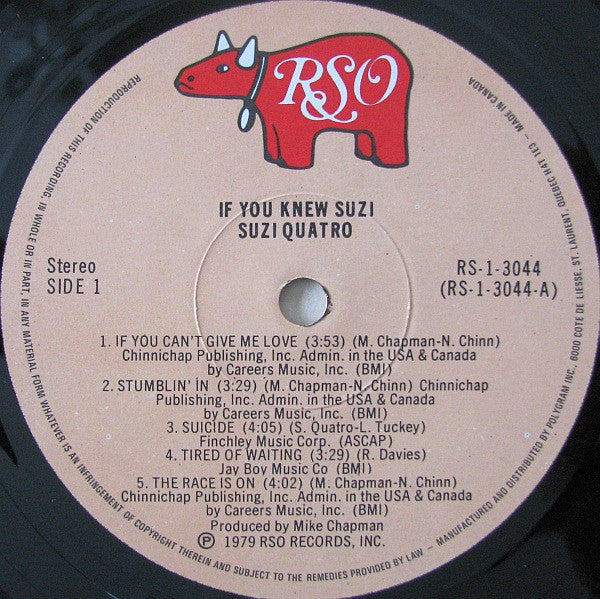 Suzi Quatro - If You Knew Suzi... - 1979