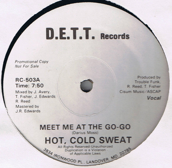 Hot, Cold Sweat - Meet Me At The Go-Go - 1982