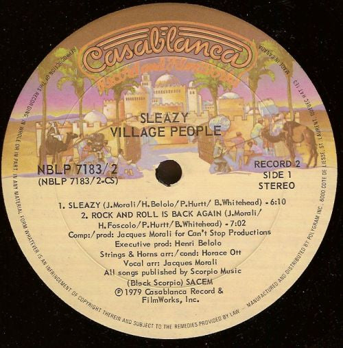 Village People - Live And Sleazy - 1979
