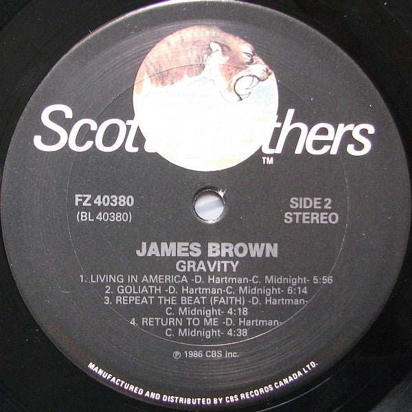 James Brown - Gravity - 1986