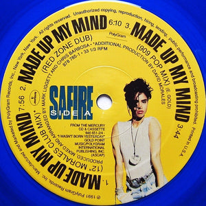 Safire - Made Up My Mind Vinyl Record