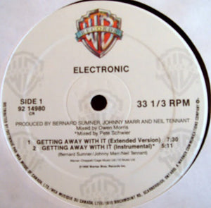 Electronic - Getting Away With It... Vinyl Record