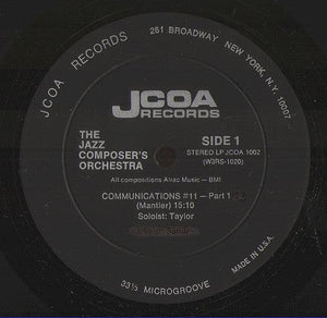 Cecil Taylo, The Jazz Composer's Orchestra - Communications #11 - Quarantunes