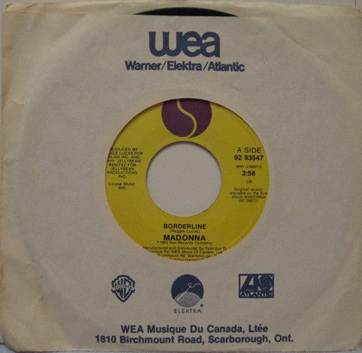 Madonna - Borderline - 1984