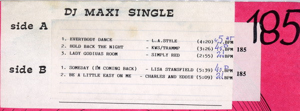 Various - DJ Maxi Single 185