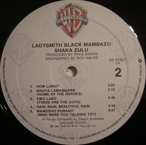 Ladysmith Black Mambazo - Shaka Zulu - 1987