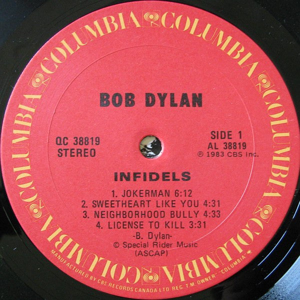 Bob Dylan - Infidels