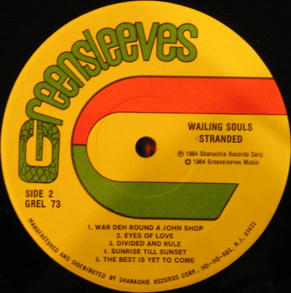 Wailing Souls - Stranded - 1984