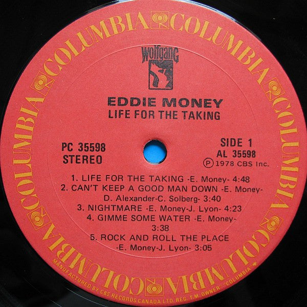 Eddie Money - Life For The Taking - 1979