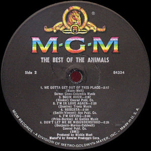 Animals, The - The Best Of The Animals - 1966