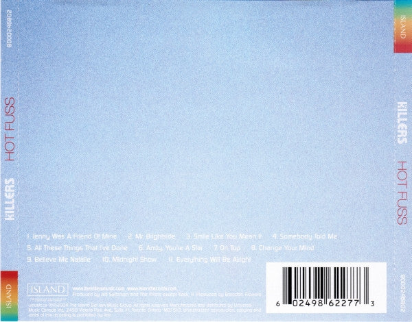 Killers, The - Hot Fuss (CD) - 2004