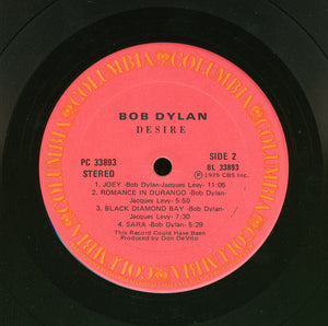 Bob Dylan - Desire - 1976
