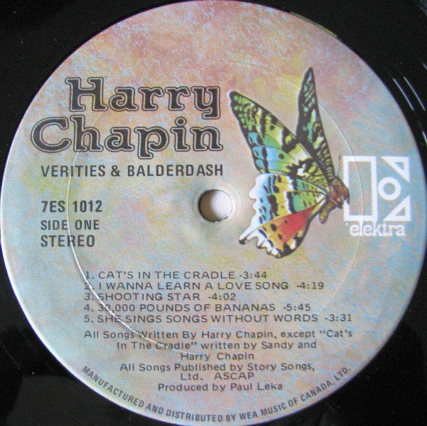 Harry Chapin - Verities & Balderdash - 1974