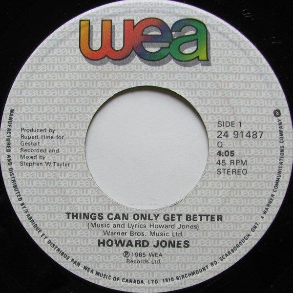 Howard Jones - Things Can Only Get Better