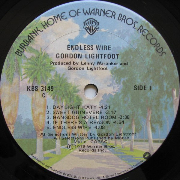 Gordon Lightfoot - Endless Wire - 1978