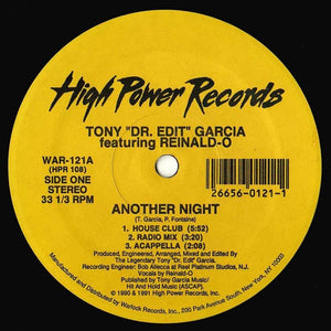 Tony "Dr. Edit" - Another Night Vinyl Record