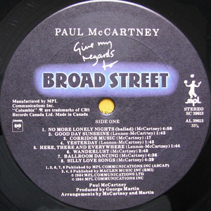 Paul McCartney - Give My Regards To Broad Street