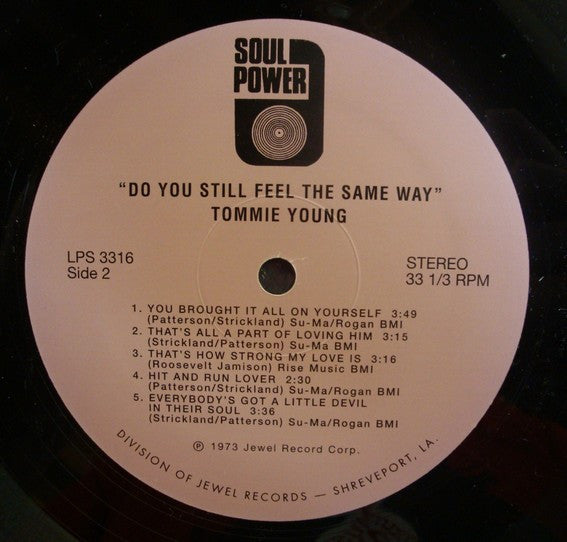 Tommie Young - Do You Still Feel The Same Way - 2003