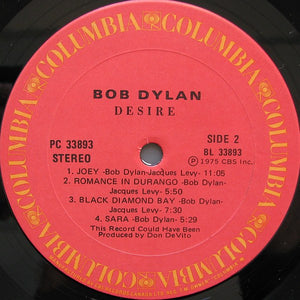 Bob Dylan - Desire - 1976