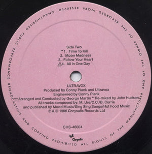 Ultravox - U-Vox - 1986