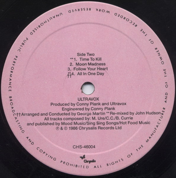 Ultravox - U-Vox - 1986