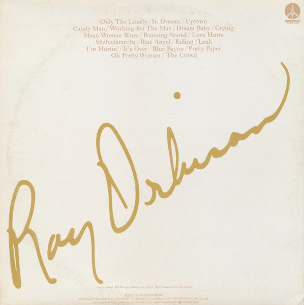 Roy Orbison - The All-Time Greatest Hits Of Roy Orbison -