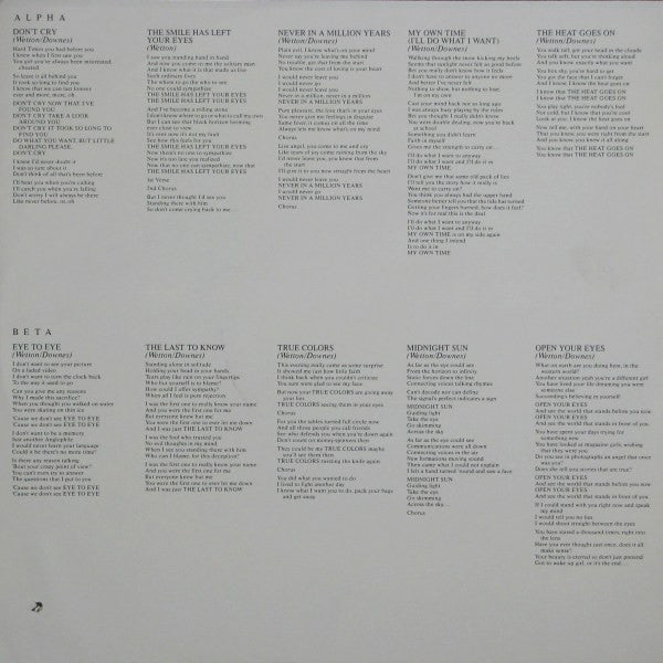 Asia - Alpha - 1983