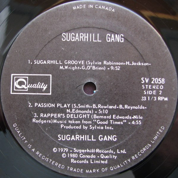 Sugarhill Gang - Sugarhill Gang - 1980