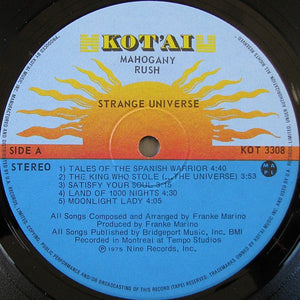 Mahogany Rush - Strange Universe