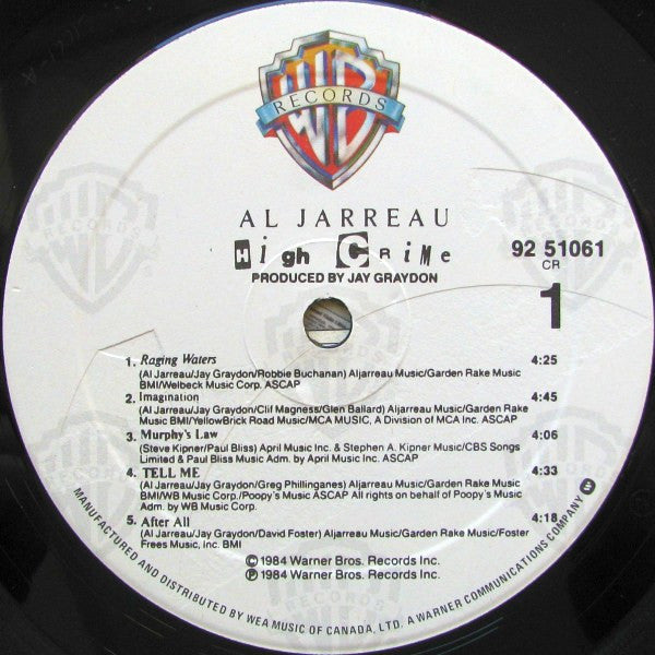 Al Jarreau - High Crime - 1984