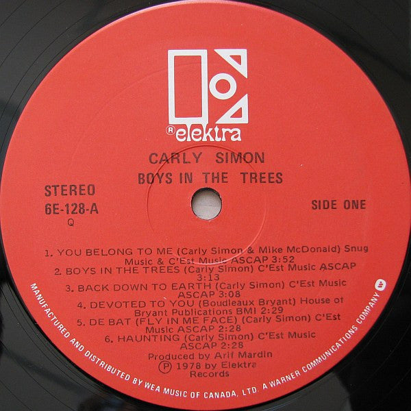 Carly Simon - Boys In The Trees