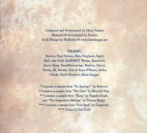 Famine - Nature's Twin Tendencies (CD) - 2010