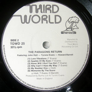 Paragons, The - The Paragons Return - 1981