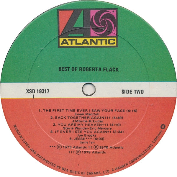 Roberta Flack - The Best Of Roberta Flack