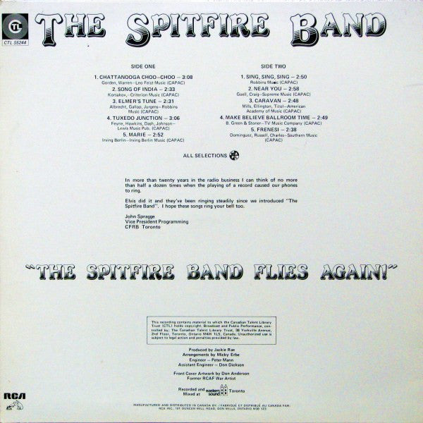 Spitfire Band, The - The Spitfire Band - 1981