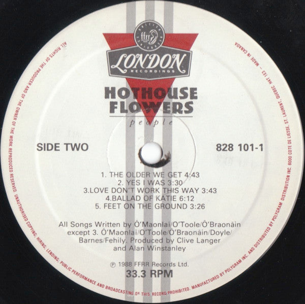 Hothouse Flowers - People - 1988