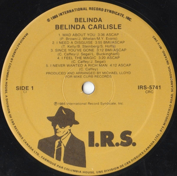 Belinda Carlisle - Belinda - 1986