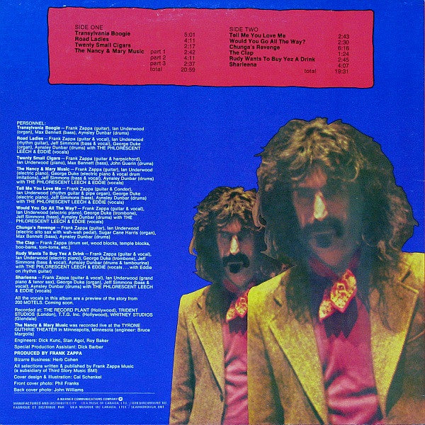 Frank Zappa - Chunga's Revenge