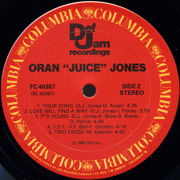 Oran 'Juice' Jones - Juice