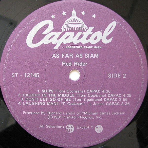 Red Rider - As Far As Siam