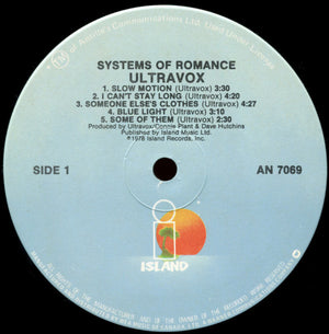 Ultravox - Systems Of Romance - 1978