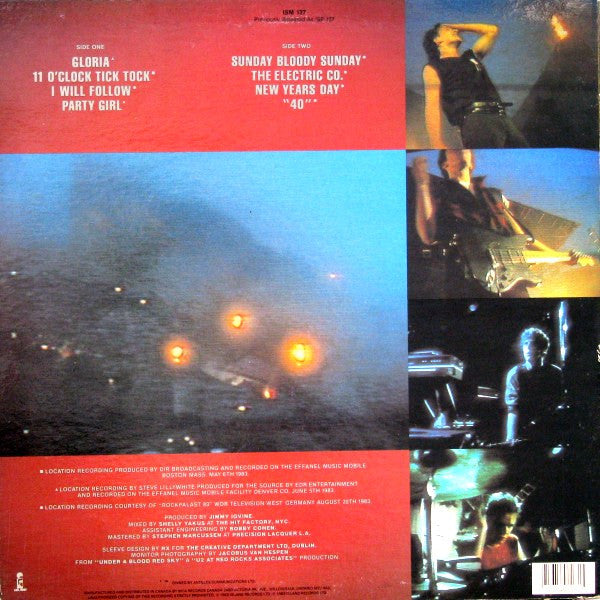 U2 - Under A Blood Red Sky